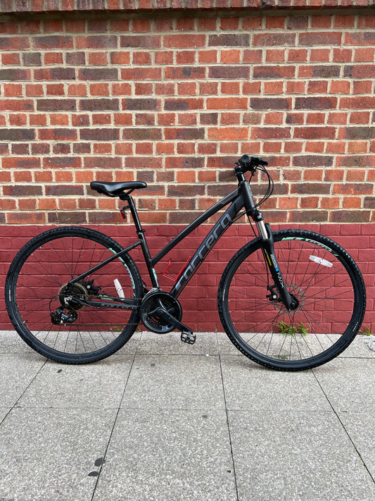 ** Carrera Crossfire 2 Ladies Hybrid Bike – 16” Frame **